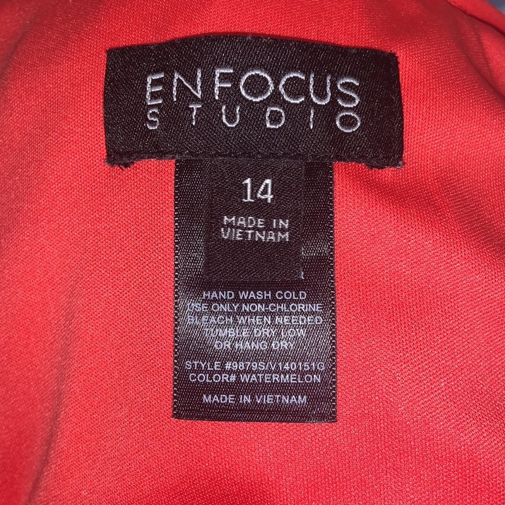 👙Enfocus Studio Women’s Red Dress - Picture 5 of 5